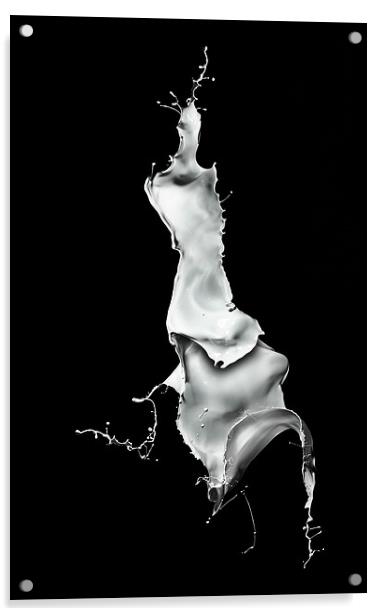 Milk Splash Acrylic by Natures' Canvas: Wall Art  & Prints by Andy Astbury