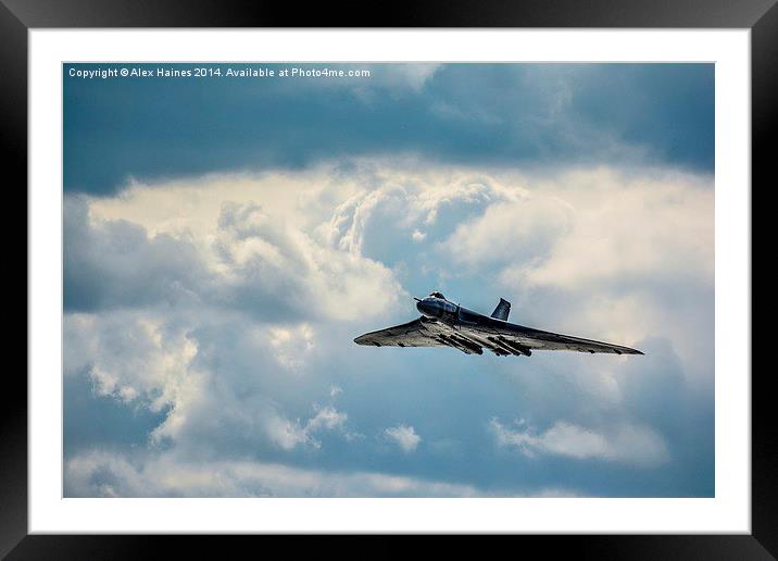 Mighty Vulcan  Framed Mounted Print by Alex Haines