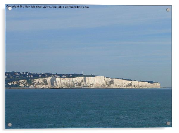  White Cliffs of Dover. Acrylic by Lilian Marshall