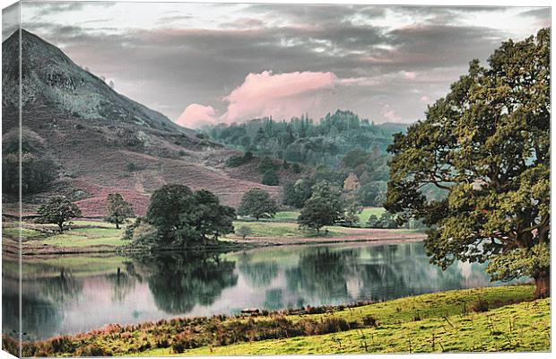  Dawn in the Lake District. Canvas Print by Irene Burdell