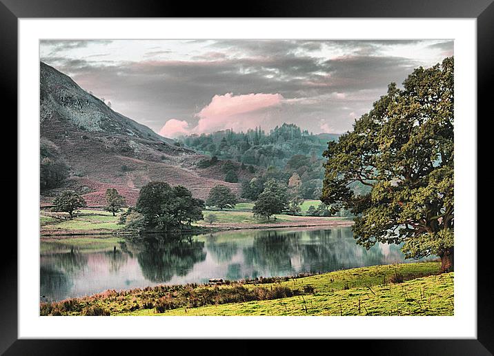  Dawn in the Lake District. Framed Mounted Print by Irene Burdell