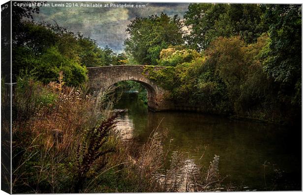 The Bridge At Culham Lock Canvas Print by Ian Lewis