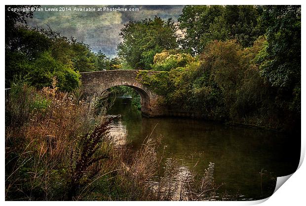 The Bridge At Culham Lock Print by Ian Lewis