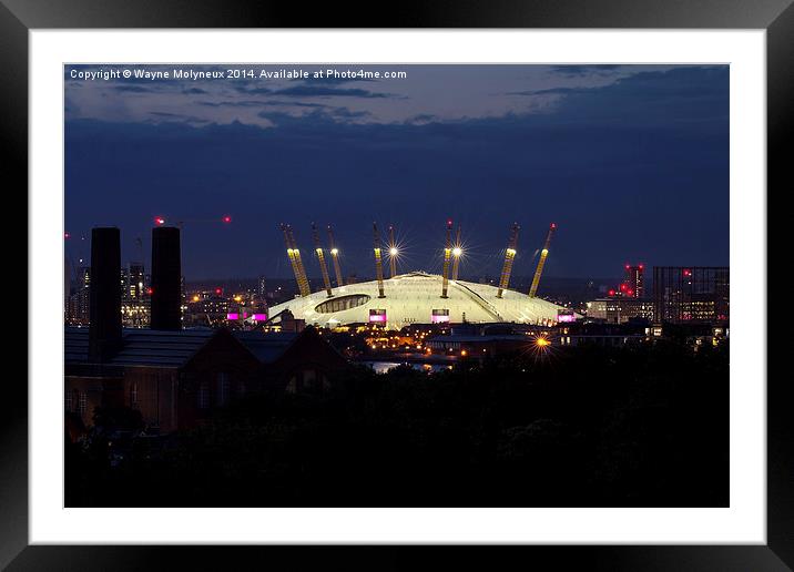  The O2 Arena London Framed Mounted Print by Wayne Molyneux
