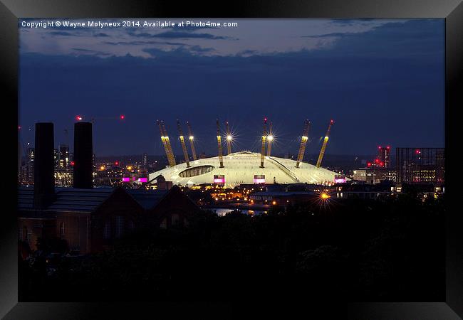  The O2 Arena London Framed Print by Wayne Molyneux