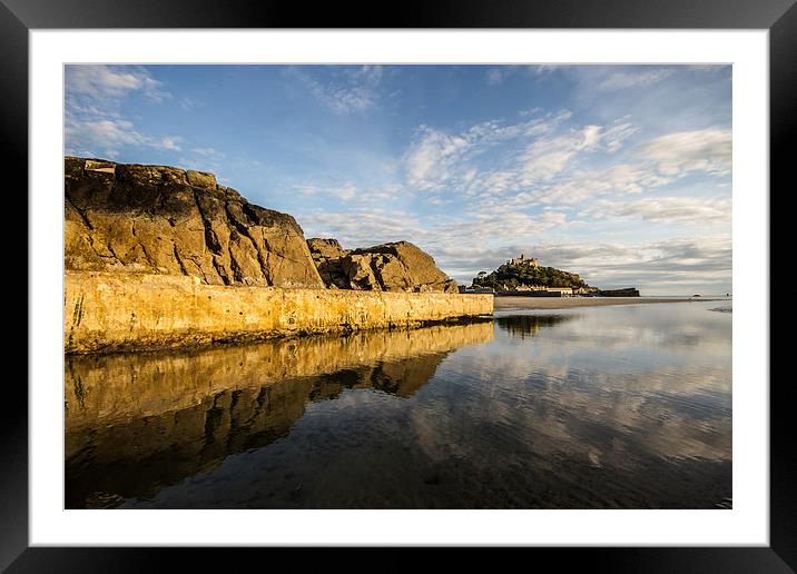  St. Michaels Mount cornwall Framed Mounted Print by Oxon Images