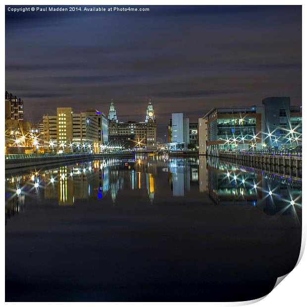  Princes Dock - Liverpool Print by Paul Madden