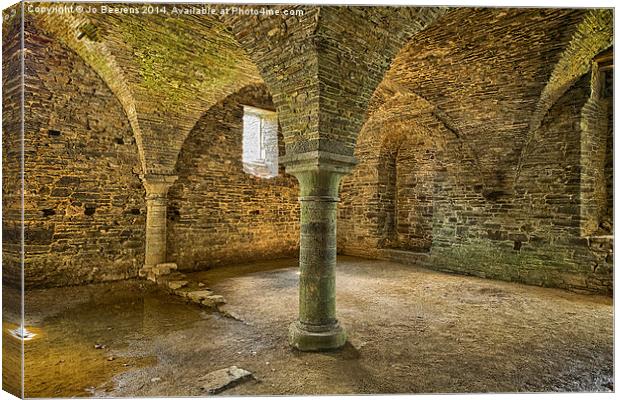 abbey cellar Canvas Print by Jo Beerens