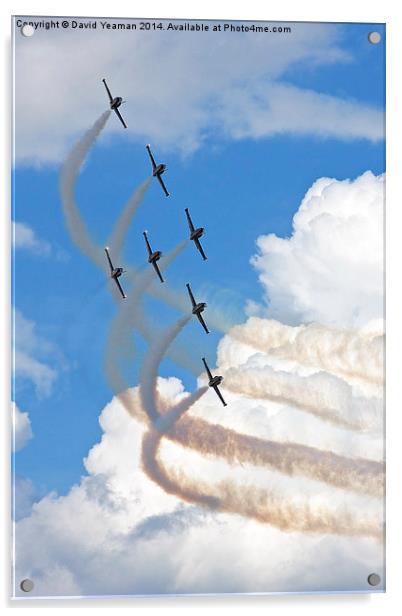  Breitling Jet Team Acrylic by David Yeaman