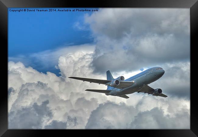  RAF Lockheed Tristar C2 Framed Print by David Yeaman