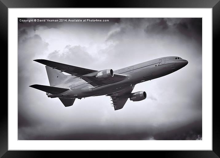   RAF Lockheed Tristar C2 Framed Mounted Print by David Yeaman
