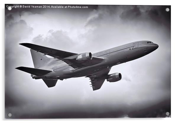   RAF Lockheed Tristar C2 Acrylic by David Yeaman
