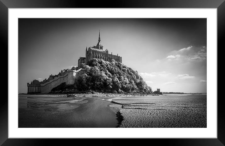 Mont St Michel, France Framed Mounted Print by Mark Llewellyn