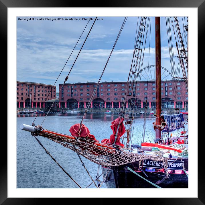  Glaciere of liverpool Framed Mounted Print by Sandra Pledger