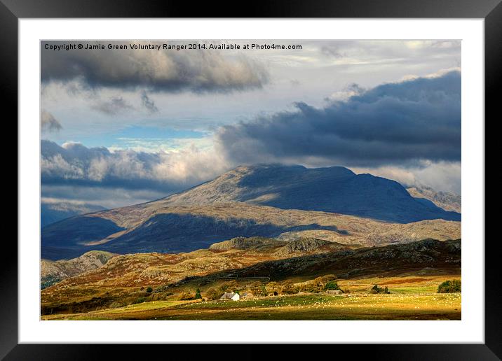  Scafell Framed Mounted Print by Jamie Green