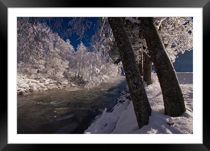 Winter morning Framed Mounted Print by Thomas Schaeffer