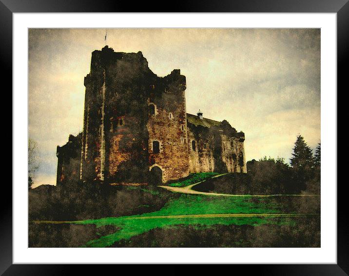  doune castle Framed Mounted Print by dale rys (LP)