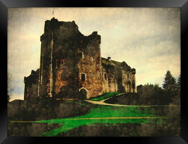  doune castle Framed Print by dale rys (LP)