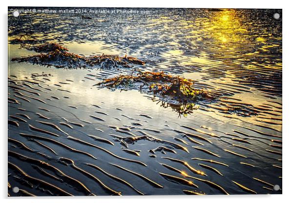  Low Tide  Acrylic by matthew  mallett