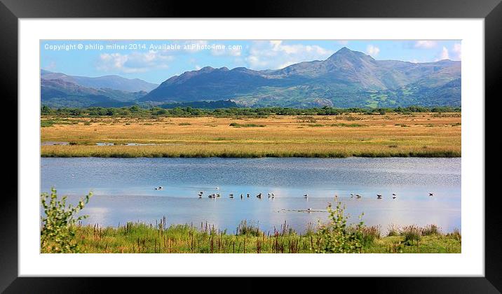  Snowdonia National Park Framed Mounted Print by philip milner