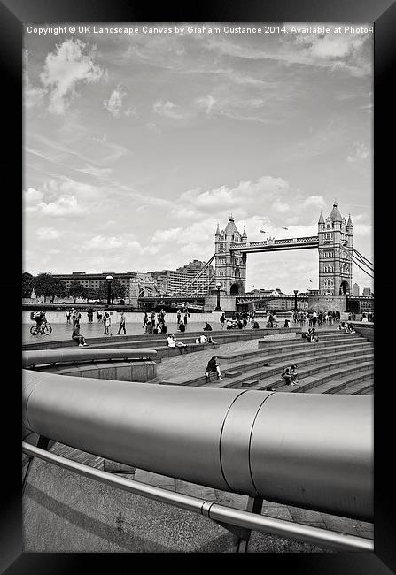  Tower Bridge Framed Print by Graham Custance