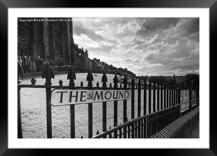 The Mound Edinburgh Framed Mounted Print by Keith Thorburn EFIAP/b
