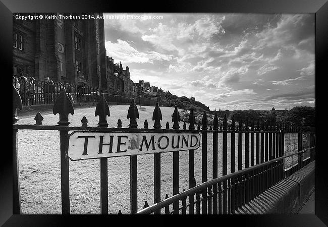 The Mound Edinburgh Framed Print by Keith Thorburn EFIAP/b