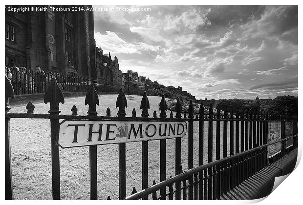 The Mound Edinburgh Print by Keith Thorburn EFIAP/b