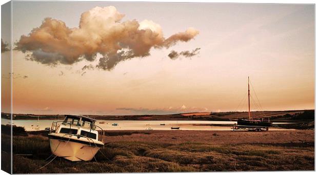  An Evening at Angle Canvas Print by Mandy Llewellyn