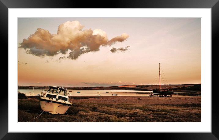  An Evening at Angle Framed Mounted Print by Mandy Llewellyn