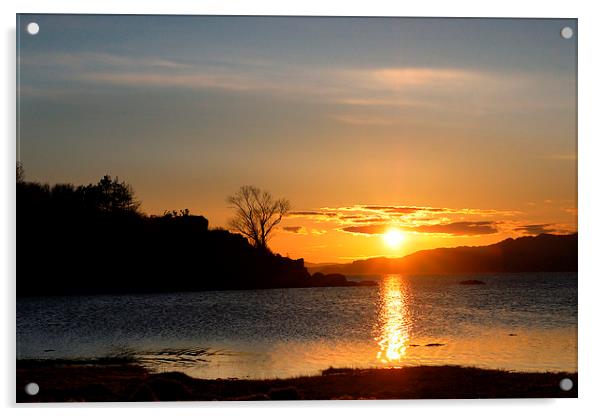   Loch Torridon Acrylic by Macrae Images