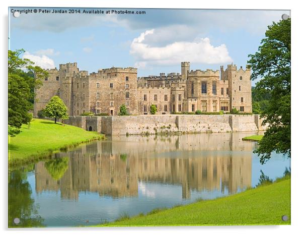 Raby Castle England Acrylic by Peter Jordan