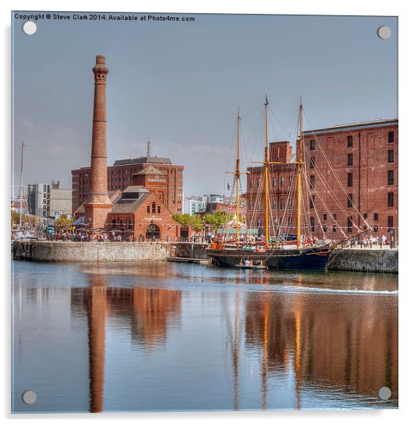  Pump House - Albert Dock Liverpool Acrylic by Steve H Clark