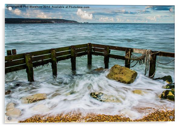 Pointing to The Needles Acrylic by Phil Wareham