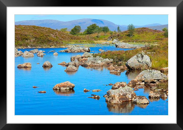  the highlands..black mts. Framed Mounted Print by dale rys (LP)
