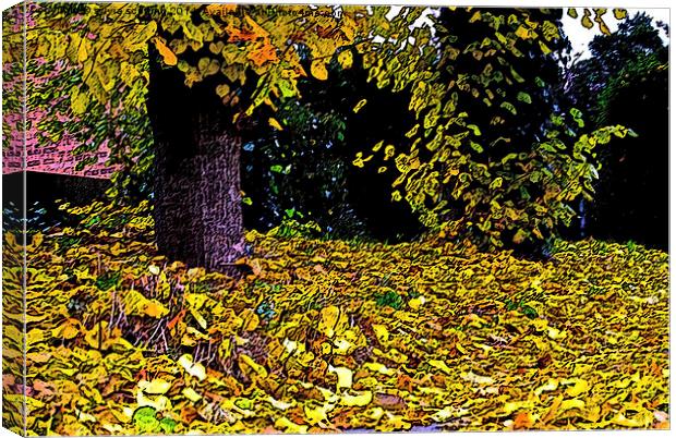  Golden Autumn  Canvas Print by sylvia scotting