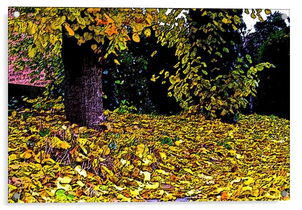  Golden Autumn  Acrylic by sylvia scotting