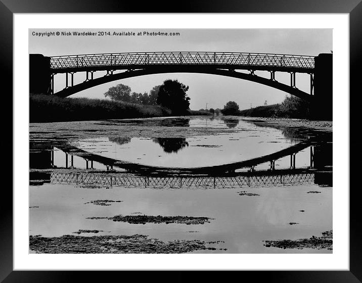  The River Ancholme  Framed Mounted Print by Nick Wardekker