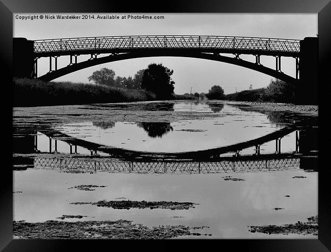  The River Ancholme  Framed Print by Nick Wardekker