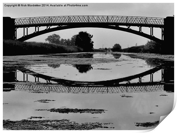  The River Ancholme  Print by Nick Wardekker