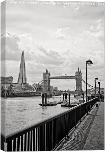  London Skyline Canvas Print by Graham Custance