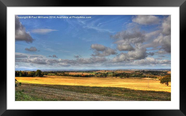  Shropshire Landscape Framed Mounted Print by Paul Williams