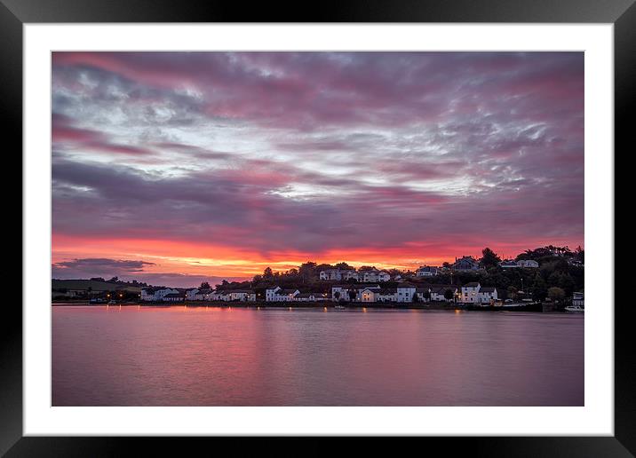  East The Water Framed Mounted Print by Dave Wilkinson North Devon Ph