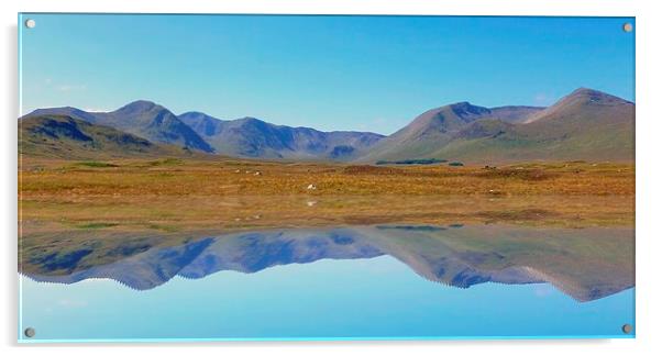  highland landscape Acrylic by dale rys (LP)