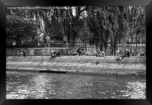  along the Seine Framed Print by mike cooper