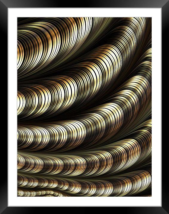  Coils Framed Mounted Print by Amanda Moore