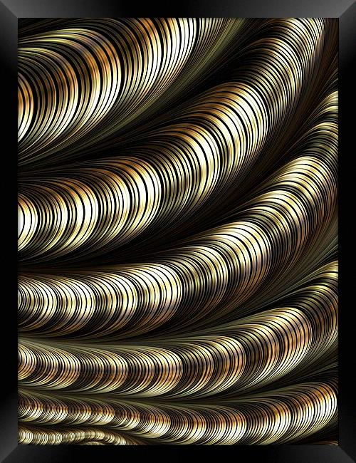  Coils Framed Print by Amanda Moore