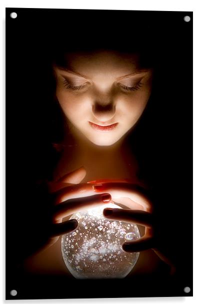  Crystal Ball Acrylic by Dennis Kilby