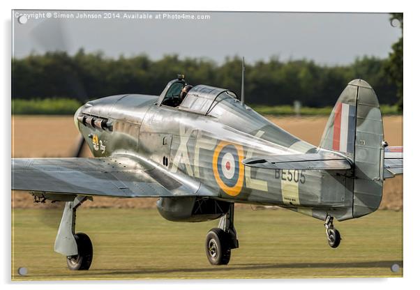 Hawker Hurricane Acrylic by Simon Johnson
