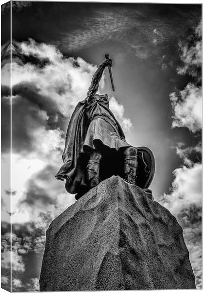  Alfred the Great - Winchester Canvas Print by Andy McGarry